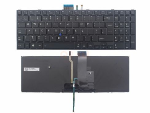 Toshiba Tecra A50-C R50-C laptop toetsenbord, US - zwart - met licht