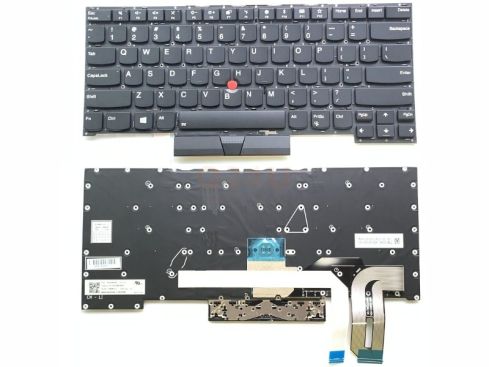 Lenovo Thinkpad P1 X1 Extreme 1st 2nd laptop toetsenbord, US - zwart - zonder licht