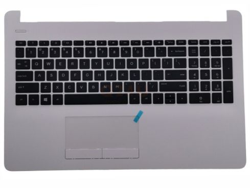 HP 15-BS 15-BW 15-BR 15-BX s 15-BU 250 255 G6 series laptop topcase, US - zilver- AP204000E10 - met licht