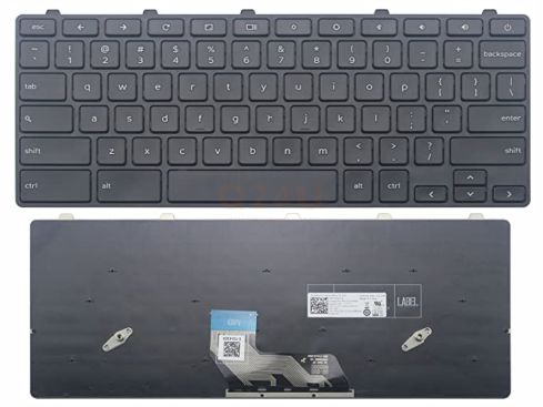 Dell Chromebook 11 3180 3189 series laptop toetsenbord, US - zwart