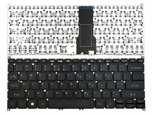 Acer Spin 5 SP513-51 SP513-52 SP513-53 Series laptop toetsenbord, US - zwart - zonder licht