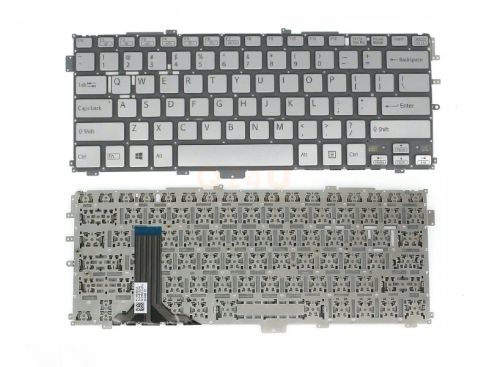 Sony VAIO Pro 13 SVP13 series laptop toetsenbord, US - zilver