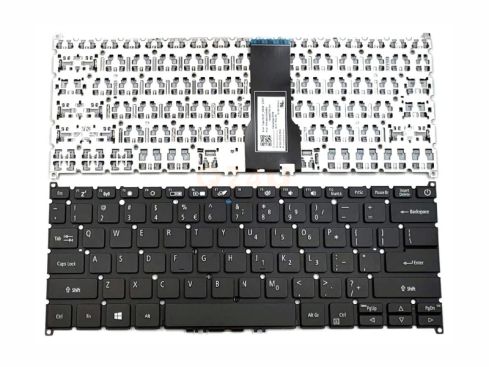 Acer Swift 3 SF314-54 56 Series laptop toetsenbord, US - zwart - zonder licht