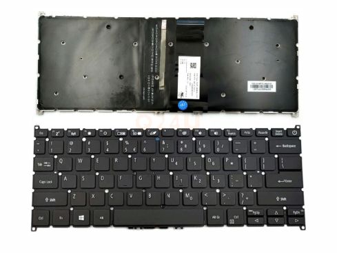 Acer Swift 3 SF314-54 56 Series laptop toetsenbord, US - zwart - met licht