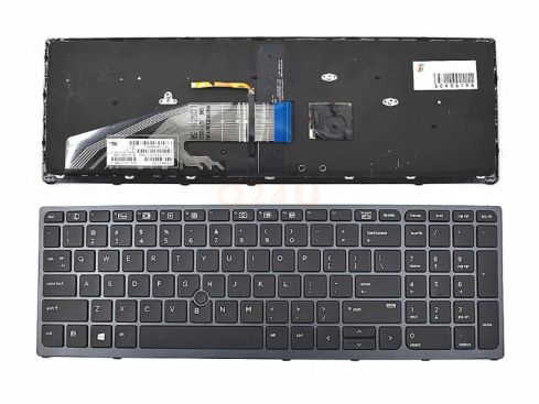 HP Zbook 15 G3 G4 17 G3 G4 series laptop toetsenbord, US - zwart - met licht