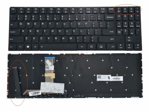 Lenovo Legion Y540-15IRH Y540-17IRH Y7000P-1060 laptop toetsenbord - RGB light - SN20M27296