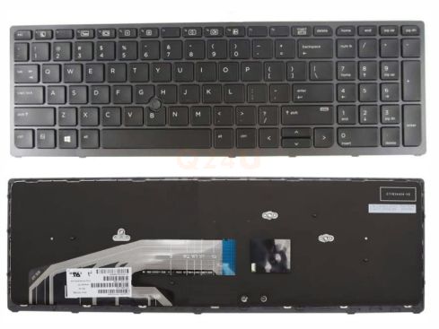 HP Zbook 15 17 G3 laptop toetsenbord US - 848311-001 - zonder licht