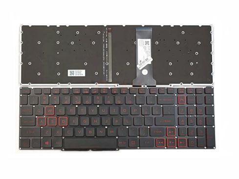 Acer Nitro 5 AN517-51 series laptop toetsenbord RED letters - met licht - PK132K11A00