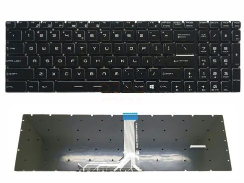 MSI MS-17B5 MSI MS-17B6 MSI MS-17B7 laptop toetsenbord met RGB licht