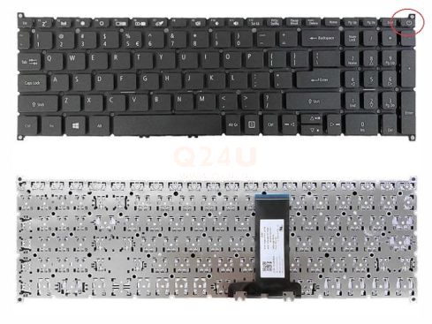 Acer Aspire A317-51 A715-74 series laptop toetsenbord US qwerty, zonder licht