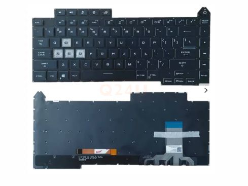 Asus ROG STRIX G15 series laptop toetsenbord - zwart- met RGB licht