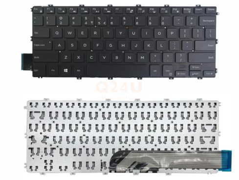 Dell Latitude 3400 3310 3390 US toetsenbord - zwart - zonder licht