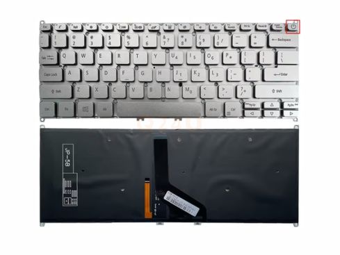 Acer Swift 3 SF314-42 swift 5 SF514-51 series US toetsenbord zilver - licht