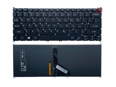 Acer Swift 3 SF314-42 swift 5 SF514-51 series US toetsenbord zwart - licht