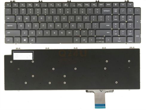 Dell Precisie 7750 7770 7550 7760 3570 3571 7560 US qwerty toetsenbord, met licht