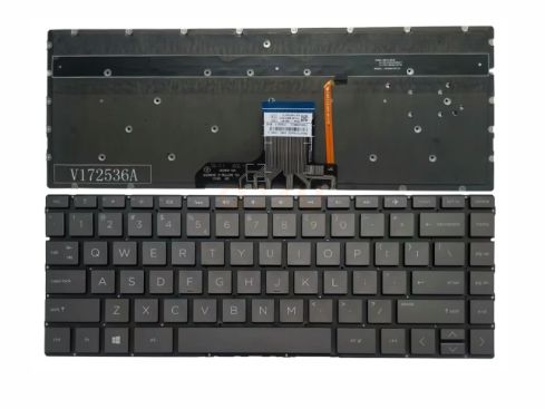 Hp Spectre X360 13-AC 13- AG 13-AD 13-W US qwerty toetsenbord - zwart - licht