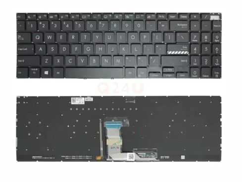 Asus VivoBook Pro M3500 K3500 M6500 series US QWERTY toetsenbord - zwart