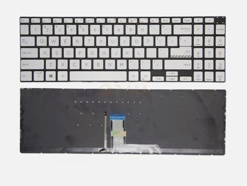 Asus VivoBook Pro M3500 K3500 M6500 series US QWERTY toetsenbord - zilver
