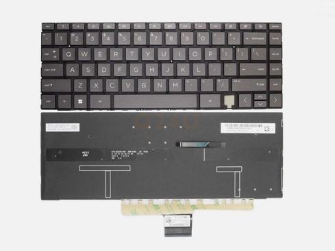 HP Spectre x360 14-EA 14-EB 14-AE US qwerty toetsenbord - zwart- licht