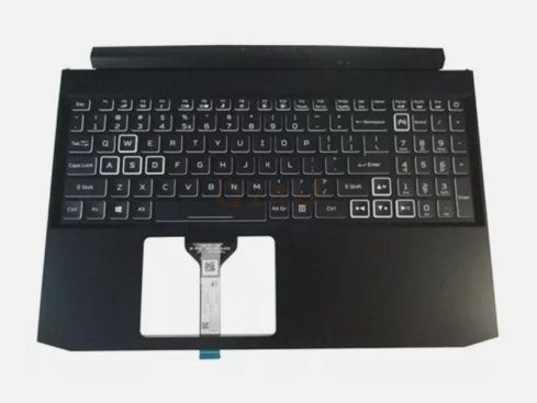 Acer Nitro AN515-45 AN515-57 US toetsenbord top case - 6B.QBCN2.001 - RGB