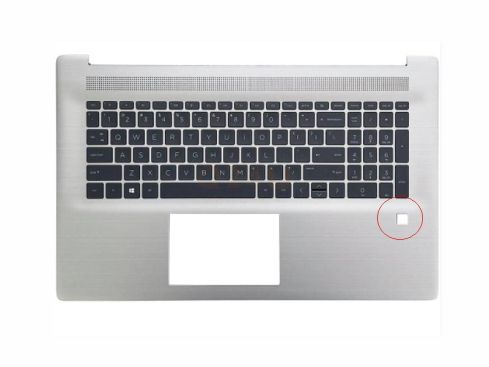 HP 470 G8 470 G9 470 G10 US toetsenbord top case - M51629-001- licht met FP
