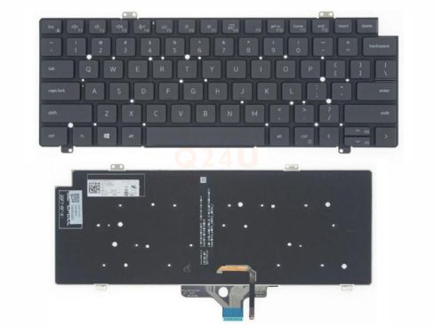 Dell Latitude 5420 5430 7420 7410 7520 7530 US toetsenbord - zwart - met licht - 0CW3R5