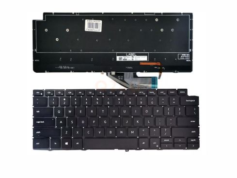 Dell XPS 13 7390 2-in-1 US qwerty toetsenbord - zwart - licht - 04J7RW