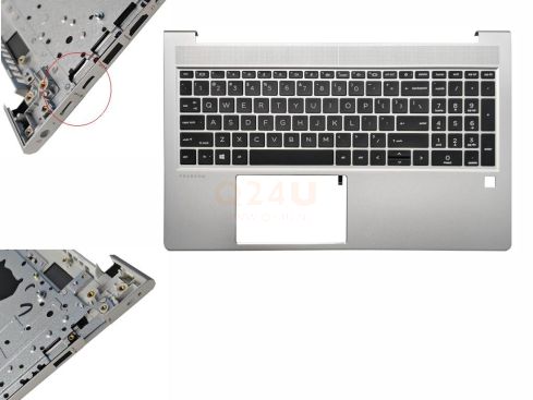 HP Probook 450 455 G10 top case toetsenbord US QWERTY - 2x USB-C - N43875-001