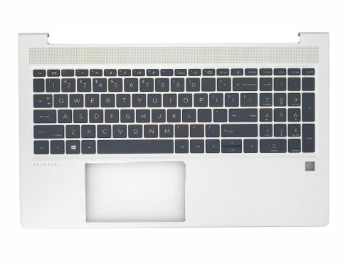 HP Probook 450 G8 455 G8 top case toetsenbord US - zilver - M21740-001 - licht