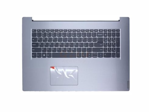 Lenovo Ideapad L340-17API L340-17IWL top case toetsenbord US - zilver - 5CB0S17185 - licht