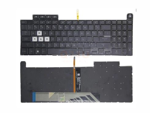 Asus TUF Gaming F15 FX507 FX507Z FX507ZC4 FX507ZM US qwerty toetsenbord - V210846BS1 - licht