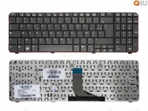 Compaq Presario CQ61 HP G61 series toetsenbord, BE AZERTY - zwart
