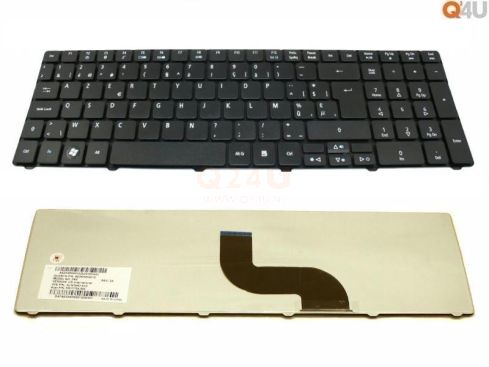 Acer Aspire 5410 5810 7738 8940 series laptop toetsenbord, BE AZERTY - zwart