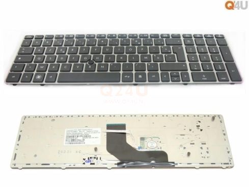HP EliteBook 8560p ProBook 6570b series laptop toetsenbord, BE AZERTY - zwart