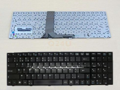 MSI CR620 CG630 CR650 Medion MD98380 series laptop toetsenbord, BE AZERTY - zwart