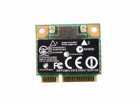 Realtek RTL8188CE Mini PCI-E Wireless/Wifi Card voor Hp 640926-001