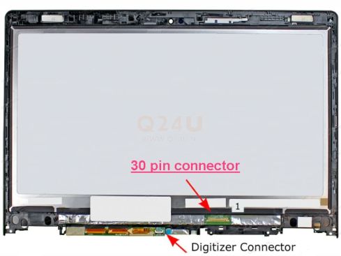 Lenovo YOGA 700-14ISK 14 inch touchscreen - 5D10H35588 - 1920 x 1080 - 30 pin