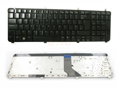 HP Pavilion DV7-1000 DV7-2000 DV7-3000 serie toetsenbord, UK - zwart