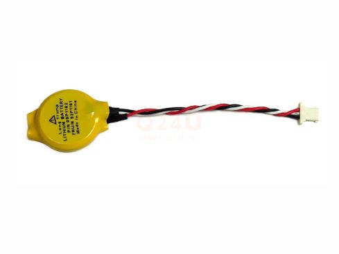 Bios batterij, CR2032 met kabel - drie pin