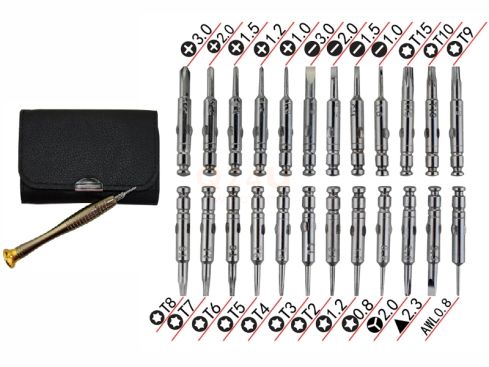 25 in 1 torx precisie schroevendraaierset