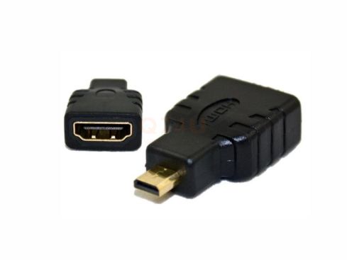 Micro HDMI male naar HDMI female adapter