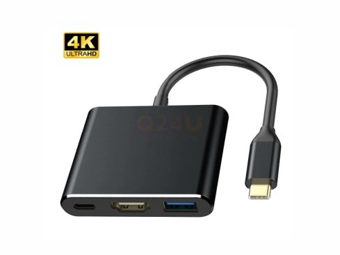 USB-C naar HDMI, USB 3.0, USB-C adapter