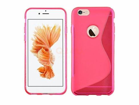 S Line Gel Silicone Case iPhone 7/8 Plus roze