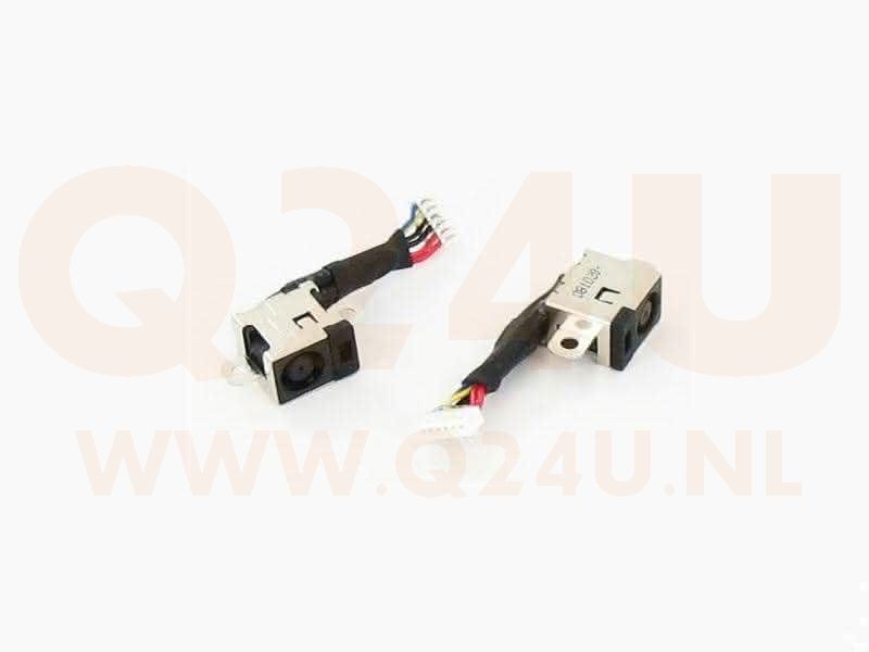 Compaq, HP DC Jack 7.4 x 5 mm, - 6 pin