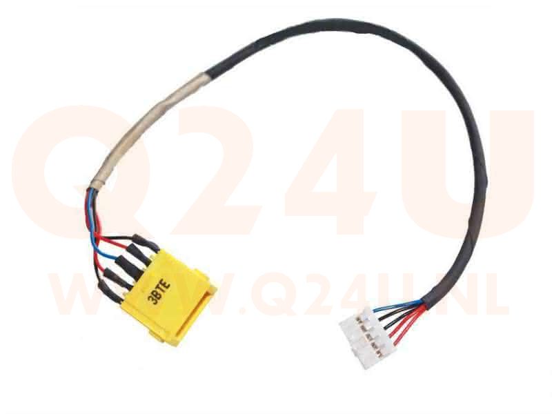 Lenovo G400 G405 G500 G505 laptop DC jack, DC30100NX00 SAD3, rechthoek 14 cm