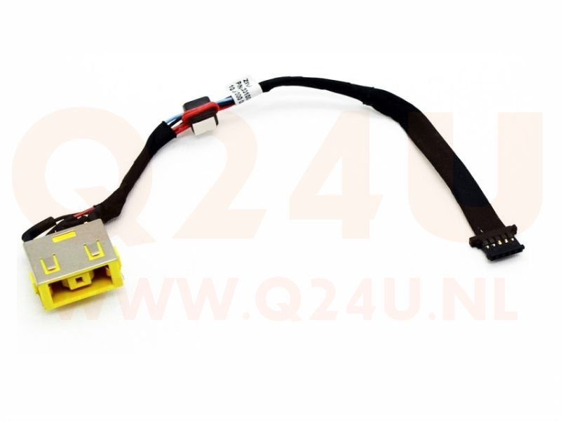 Lenovo Yoga 2 Yoga 2-13 DC Jack Rechthoek (geel) - DC30100Q500 - 5 pin
