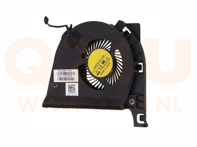 HP Zbook 17 G3 CPU koeler - 848378-001 - 4 pin (model 2)