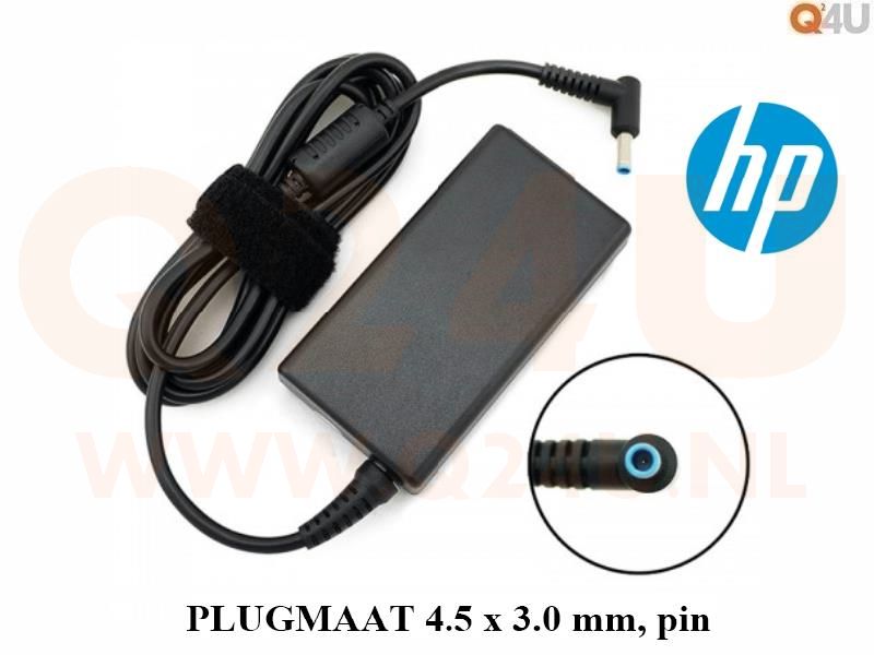 HP laptop oplader 19.5v, 6.15a - 4.5 x 3.0 met pin