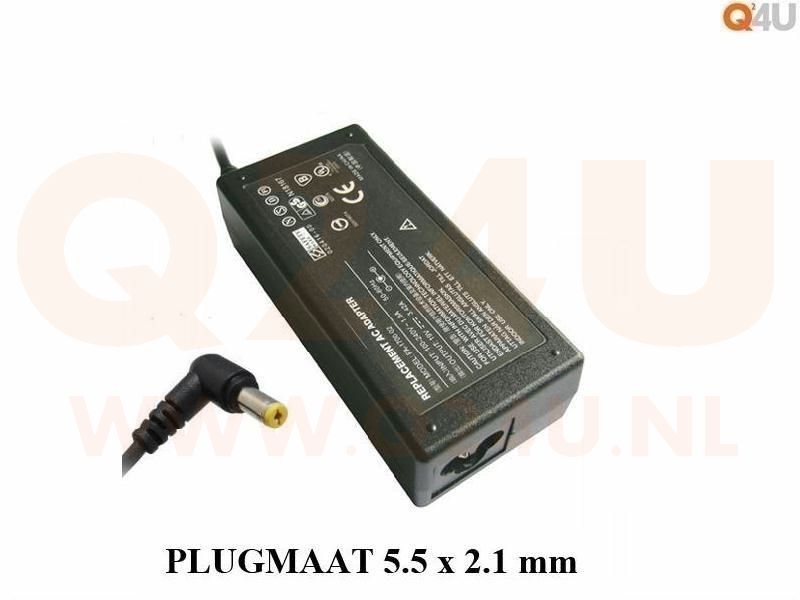 Q24U - OEM, IBM, Lenovo laptop oplader 16v, 6a - 5.5 x 2.1 mm