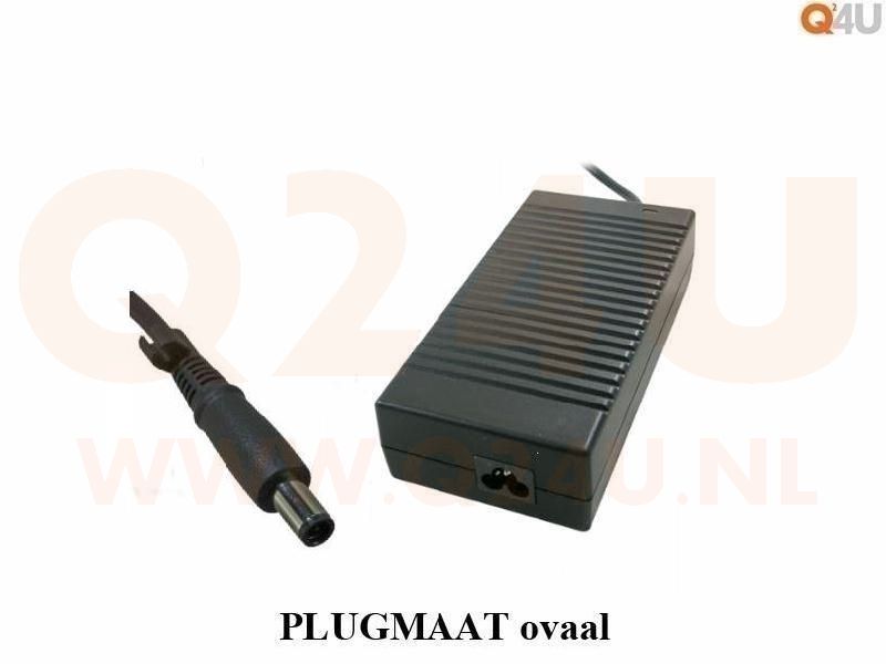 Q24U - OEM, HP laptop oplader 19v, 9.5a - 7.4 x 5.0 met pin
